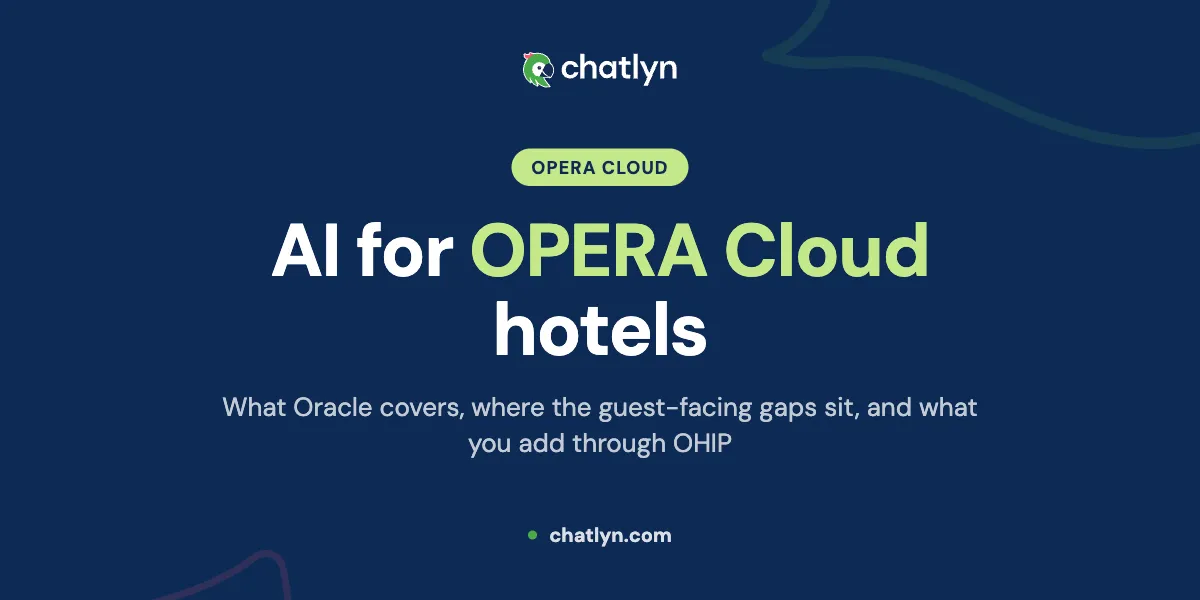 AI for OPERA Cloud hotels: what Oracle covers and what you add