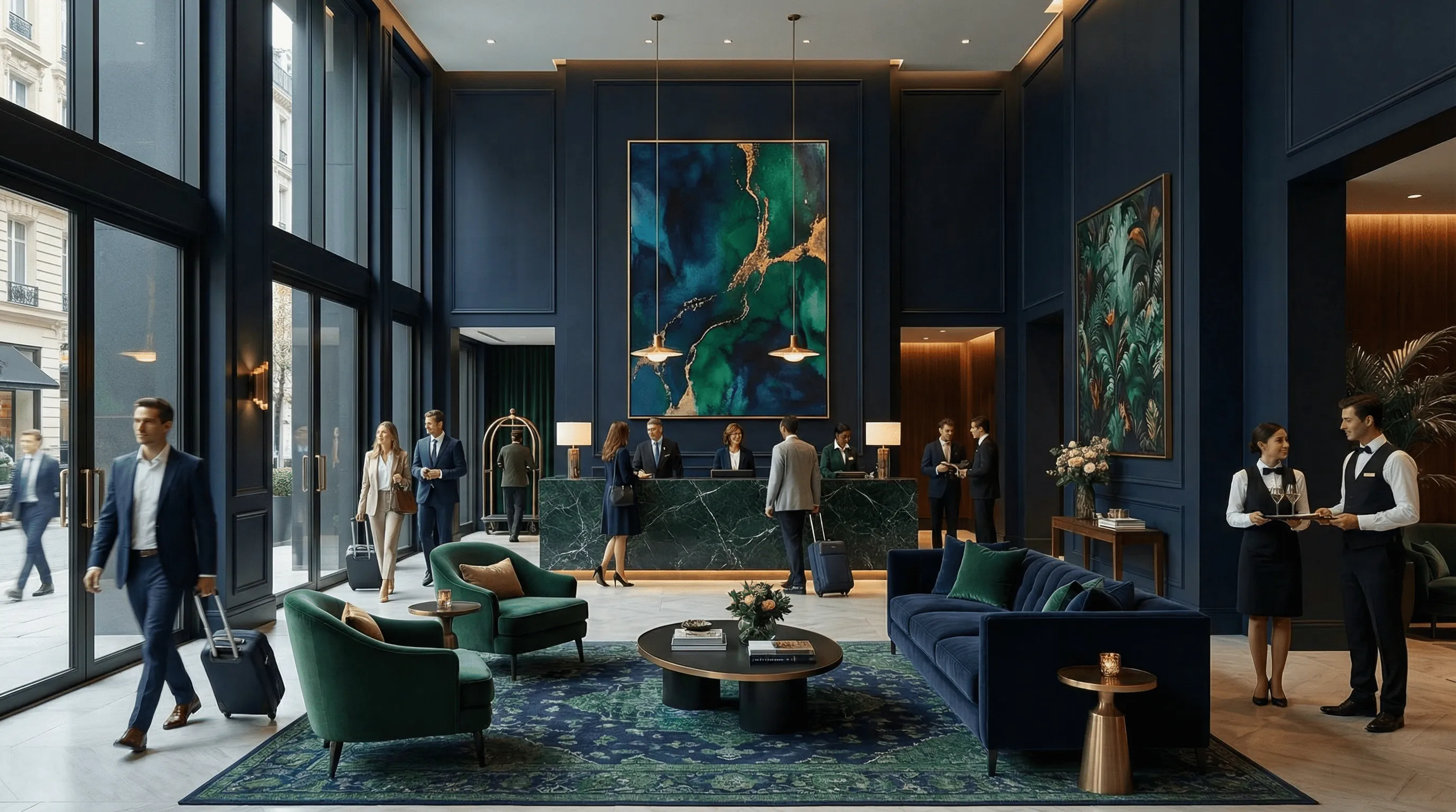 Hotel group front desk operations
