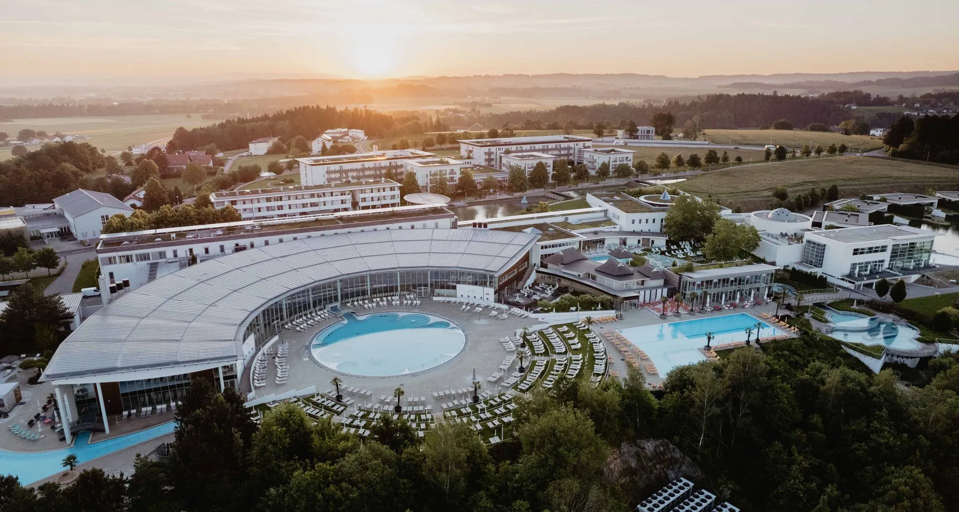 Spa Resort Geinberg aerial view